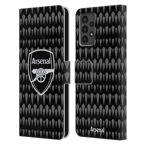Arsenal FC 2023/24 Crest Kit Home Goalkeeper Leather Book Wallet Case Cover For Samsung Galaxy A13 (2022)