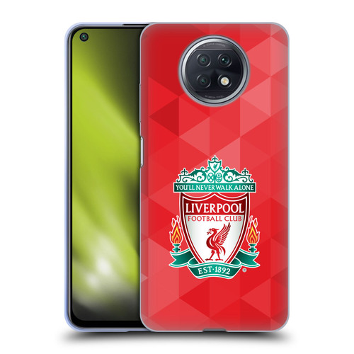 Liverpool Football Club Crest 1 Red Geometric 1 Soft Gel Case for Xiaomi Redmi Note 9T 5G
