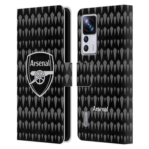 Arsenal FC 2023/24 Crest Kit Home Goalkeeper Leather Book Wallet Case Cover For Xiaomi 12T Pro