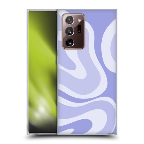 Kierkegaard Design Studio Art Modern Liquid Swirl Purple Soft Gel Case for Samsung Galaxy Note20 Ultra / 5G