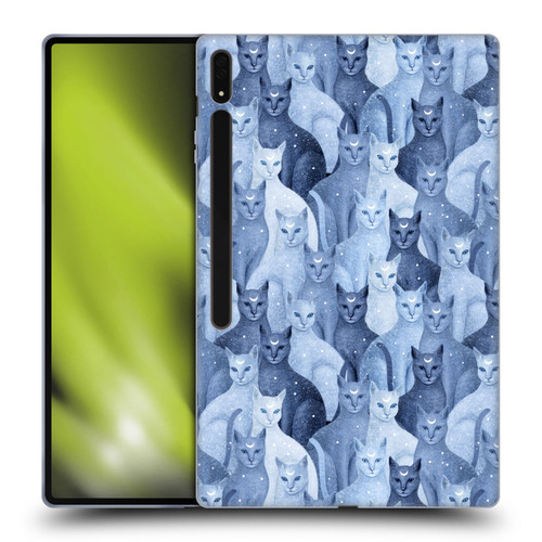 Episodic Drawing Pattern Cats Soft Gel Case for Samsung Galaxy Tab S8 Ultra