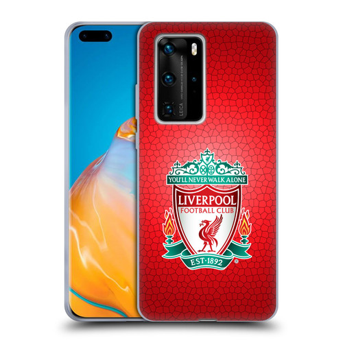 Liverpool Football Club Crest 2 Red Pixel 1 Soft Gel Case for Huawei P40 Pro / P40 Pro Plus 5G