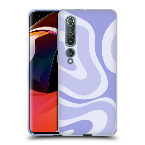 Kierkegaard Design Studio Art Modern Liquid Swirl Purple Soft Gel Case for Xiaomi Mi 10 5G / Mi 10 Pro 5G