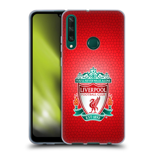 Liverpool Football Club Crest 2 Red Pixel 1 Soft Gel Case for Huawei Y6p