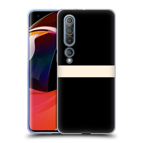 Kierkegaard Design Studio Art Stripe Minimalist Black Cream Soft Gel Case for Xiaomi Mi 10 5G / Mi 10 Pro 5G