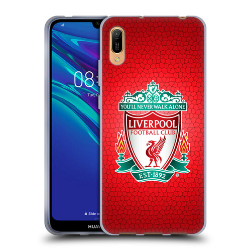 Liverpool Football Club Crest 2 Red Pixel 1 Soft Gel Case for Huawei Y6 Pro (2019)
