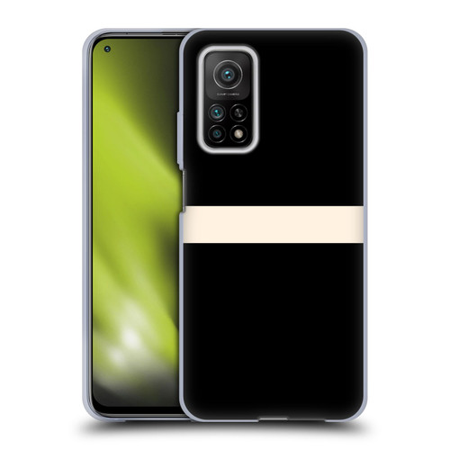 Kierkegaard Design Studio Art Stripe Minimalist Black Cream Soft Gel Case for Xiaomi Mi 10T 5G