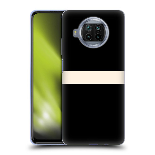 Kierkegaard Design Studio Art Stripe Minimalist Black Cream Soft Gel Case for Xiaomi Mi 10T Lite 5G