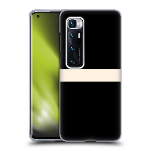 Kierkegaard Design Studio Art Stripe Minimalist Black Cream Soft Gel Case for Xiaomi Mi 10 Ultra 5G