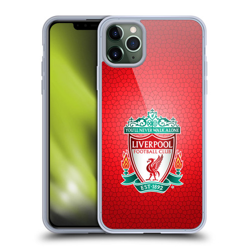 Liverpool Football Club Crest 2 Red Pixel 1 Soft Gel Case for Apple iPhone 11 Pro Max