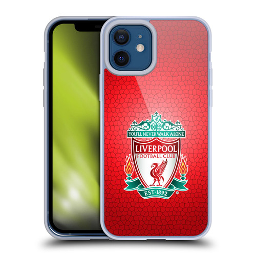 Liverpool Football Club Crest 2 Red Pixel 1 Soft Gel Case for Apple iPhone 12 / iPhone 12 Pro