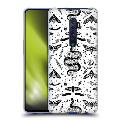 Episodic Drawing Pattern Flash Tattoo Soft Gel Case for OPPO Reno 2