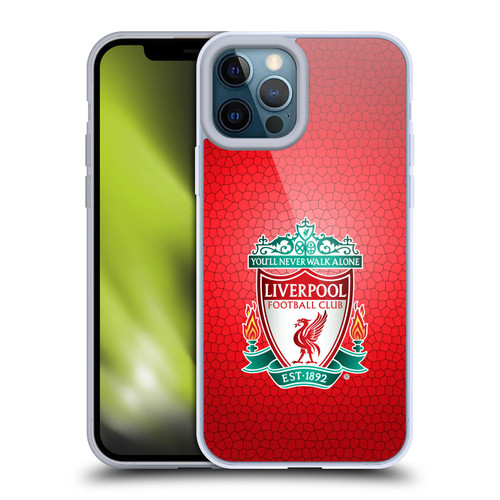 Liverpool Football Club Crest 2 Red Pixel 1 Soft Gel Case for Apple iPhone 12 Pro Max