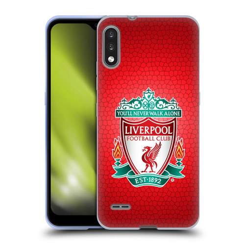 Liverpool Football Club Crest 2 Red Pixel 1 Soft Gel Case for LG K22