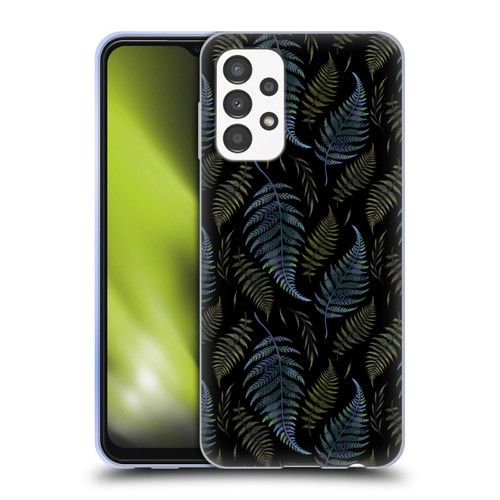 Episodic Drawing Pattern Leaves Soft Gel Case for Samsung Galaxy A13 (2022)