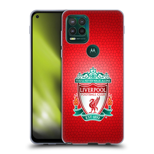 Liverpool Football Club Crest 2 Red Pixel 1 Soft Gel Case for Motorola Moto G Stylus 5G 2021