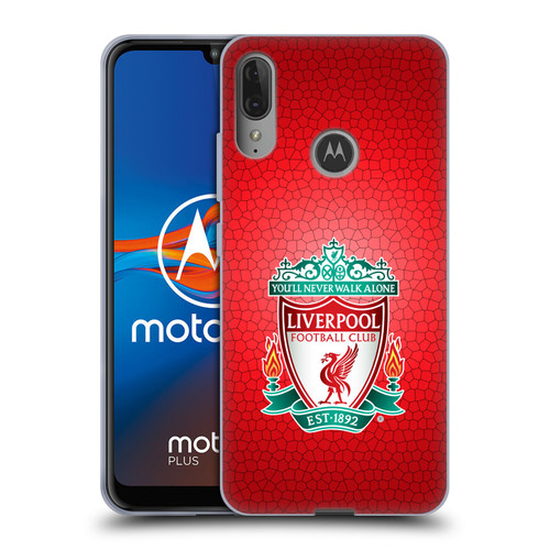 Liverpool Football Club Crest 2 Red Pixel 1 Soft Gel Case for Motorola Moto E6 Plus