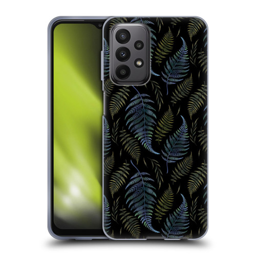 Episodic Drawing Pattern Leaves Soft Gel Case for Samsung Galaxy A23 / 5G (2022)