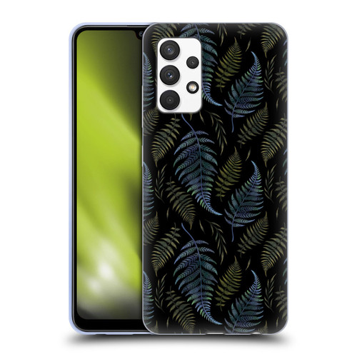 Episodic Drawing Pattern Leaves Soft Gel Case for Samsung Galaxy A32 (2021)