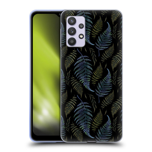 Episodic Drawing Pattern Leaves Soft Gel Case for Samsung Galaxy A32 5G / M32 5G (2021)