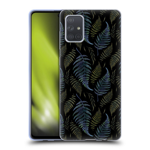 Episodic Drawing Pattern Leaves Soft Gel Case for Samsung Galaxy A71 (2019)