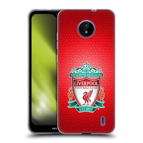 Liverpool Football Club Crest 2 Red Pixel 1 Soft Gel Case for Nokia C10 / C20
