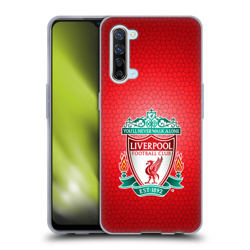 Liverpool Football Club Crest 2 Red Pixel 1 Soft Gel Case for OPPO Find X2 Lite 5G
