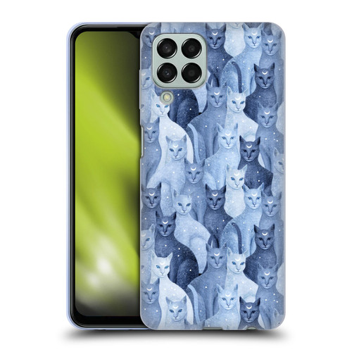 Episodic Drawing Pattern Cats Soft Gel Case for Samsung Galaxy M33 (2022)