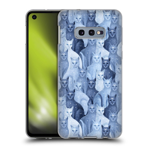 Episodic Drawing Pattern Cats Soft Gel Case for Samsung Galaxy S10e