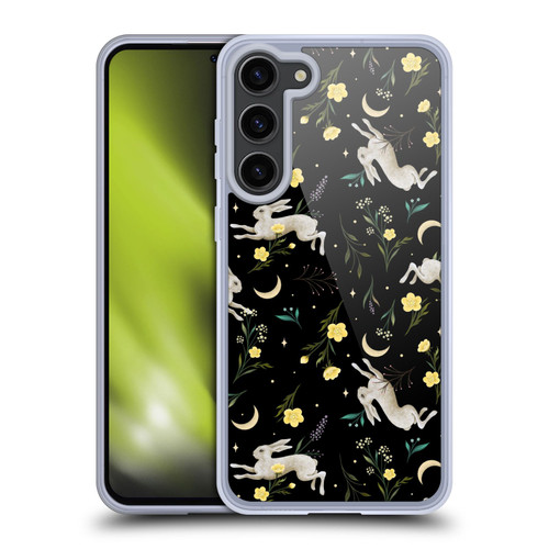 Episodic Drawing Pattern Bunny Night Soft Gel Case for Samsung Galaxy S23+ 5G