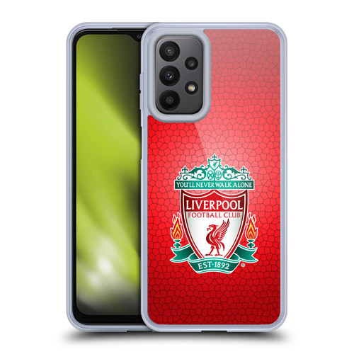 Liverpool Football Club Crest 2 Red Pixel 1 Soft Gel Case for Samsung Galaxy A23 / 5G (2022)