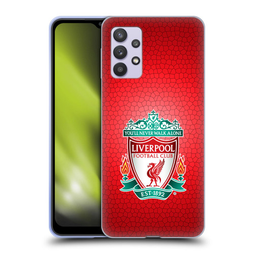 Liverpool Football Club Crest 2 Red Pixel 1 Soft Gel Case for Samsung Galaxy A32 5G / M32 5G (2021)