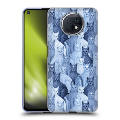 Episodic Drawing Pattern Cats Soft Gel Case for Xiaomi Redmi Note 9T 5G