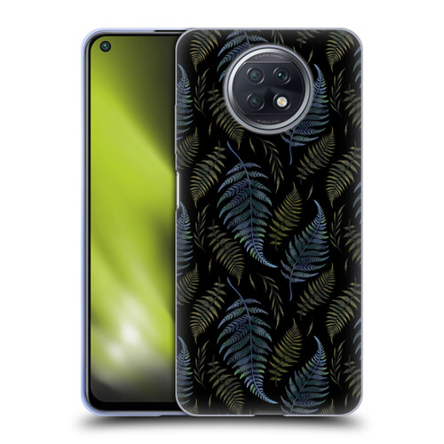 Episodic Drawing Pattern Leaves Soft Gel Case for Xiaomi Redmi Note 9T 5G