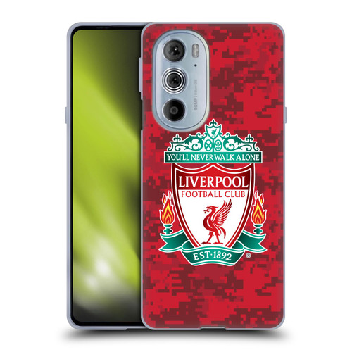 Liverpool Football Club Digital Camouflage Home Red Crest Soft Gel Case for Motorola Edge X30