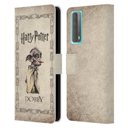 Harry Potter Chamber Of Secrets II Dobby House Elf Creature Leather Book Wallet Case Cover For Huawei P Smart (2021)