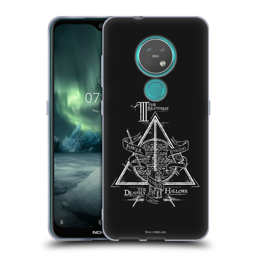 Harry Potter Deathly Hallows XIV Triangle Symbol Soft Gel Case for Nokia 6.2 / 7.2