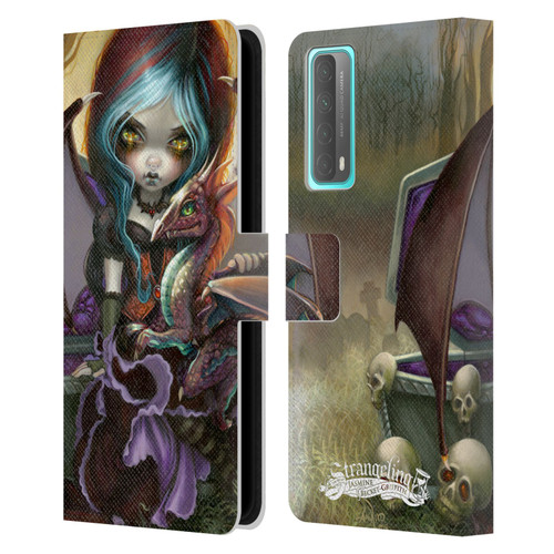 Strangeling Dragon Vampire Fairy Leather Book Wallet Case Cover For Huawei P Smart (2021)