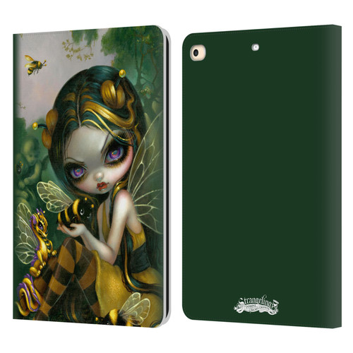 Strangeling Dragon Bee Fairy Leather Book Wallet Case Cover For Apple iPad 9.7 2017 / iPad 9.7 2018
