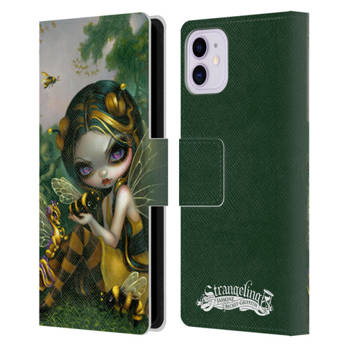 Strangeling Dragon Bee Fairy Leather Book Wallet Case Cover For Apple iPhone 11