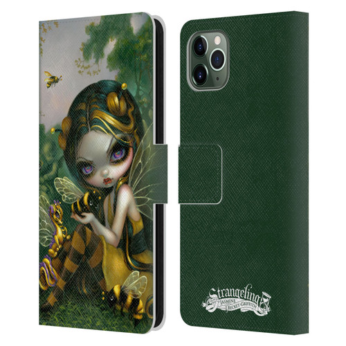 Strangeling Dragon Bee Fairy Leather Book Wallet Case Cover For Apple iPhone 11 Pro Max