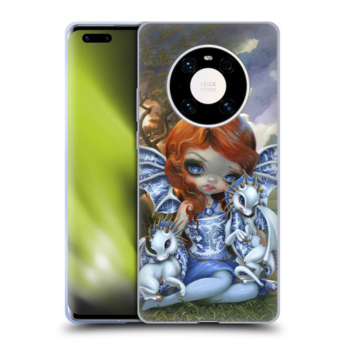 Strangeling Dragon Blue Willow Fairy Soft Gel Case for Huawei Mate 40 Pro 5G