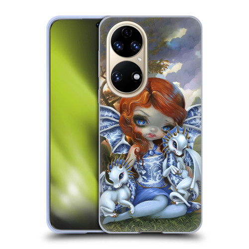 Strangeling Dragon Blue Willow Fairy Soft Gel Case for Huawei P50