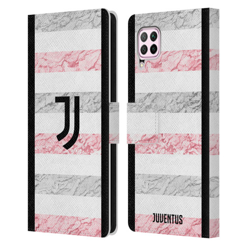 Juventus Football Club 2023/24 Match Kit Away Leather Book Wallet Case Cover For Huawei Nova 6 SE / P40 Lite