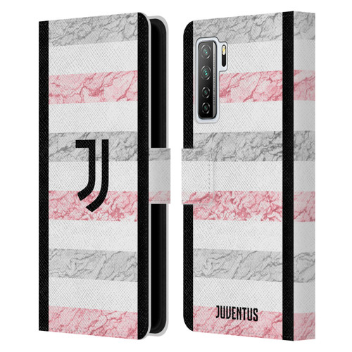 Juventus Football Club 2023/24 Match Kit Away Leather Book Wallet Case Cover For Huawei Nova 7 SE/P40 Lite 5G