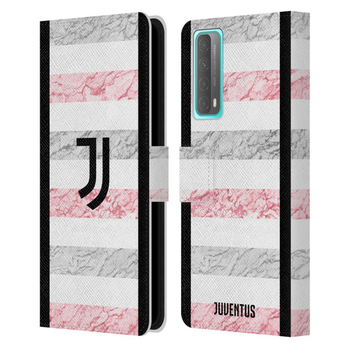 Juventus Football Club 2023/24 Match Kit Away Leather Book Wallet Case Cover For Huawei P Smart (2021)