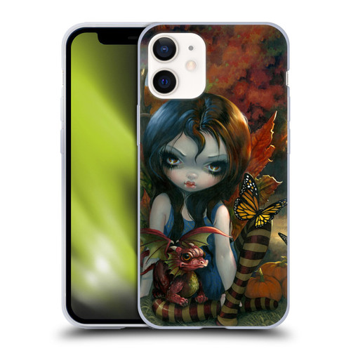 Strangeling Dragon Autumn Fairy Soft Gel Case for Apple iPhone 12 Mini