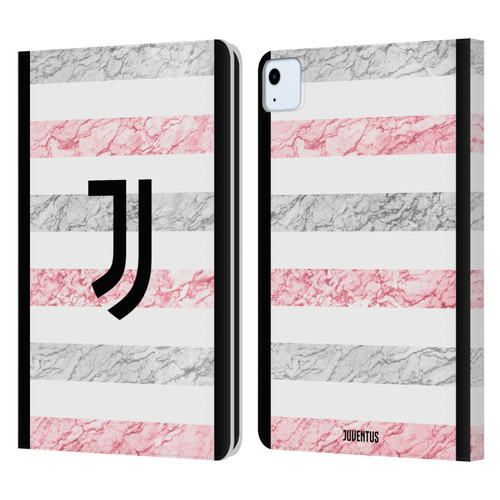 Juventus Football Club 2023/24 Match Kit Away Leather Book Wallet Case Cover For Apple iPad Air 11 2020/2022/2024