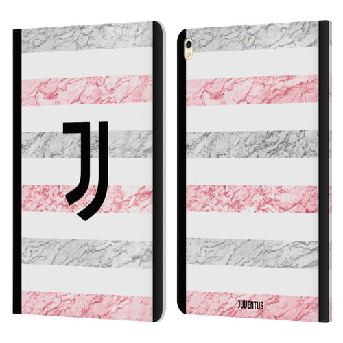 Juventus Football Club 2023/24 Match Kit Away Leather Book Wallet Case Cover For Apple iPad Pro 10.5 (2017)