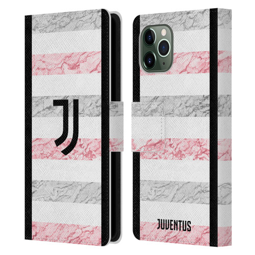 Juventus Football Club 2023/24 Match Kit Away Leather Book Wallet Case Cover For Apple iPhone 11 Pro